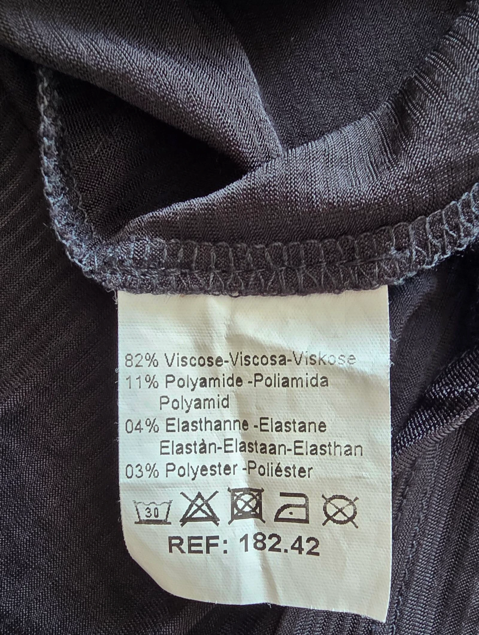 Asymmetrische veelkleurige grafische t-shirt maat 38/40 origineel top – photo 7